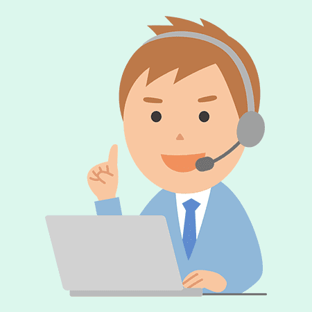 担当スタッフの表情が見える